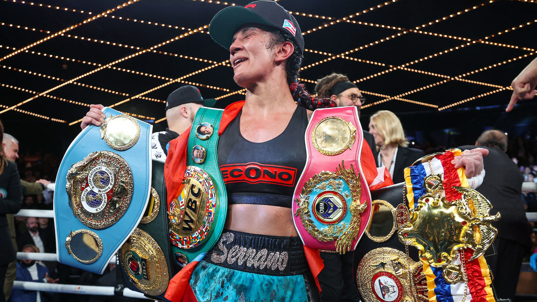Amanda Serrano Overwhelms Stevie Morgan in Two, Clears Way for Taylor Rematch; Jake Paul Stops Mike Perry in Six